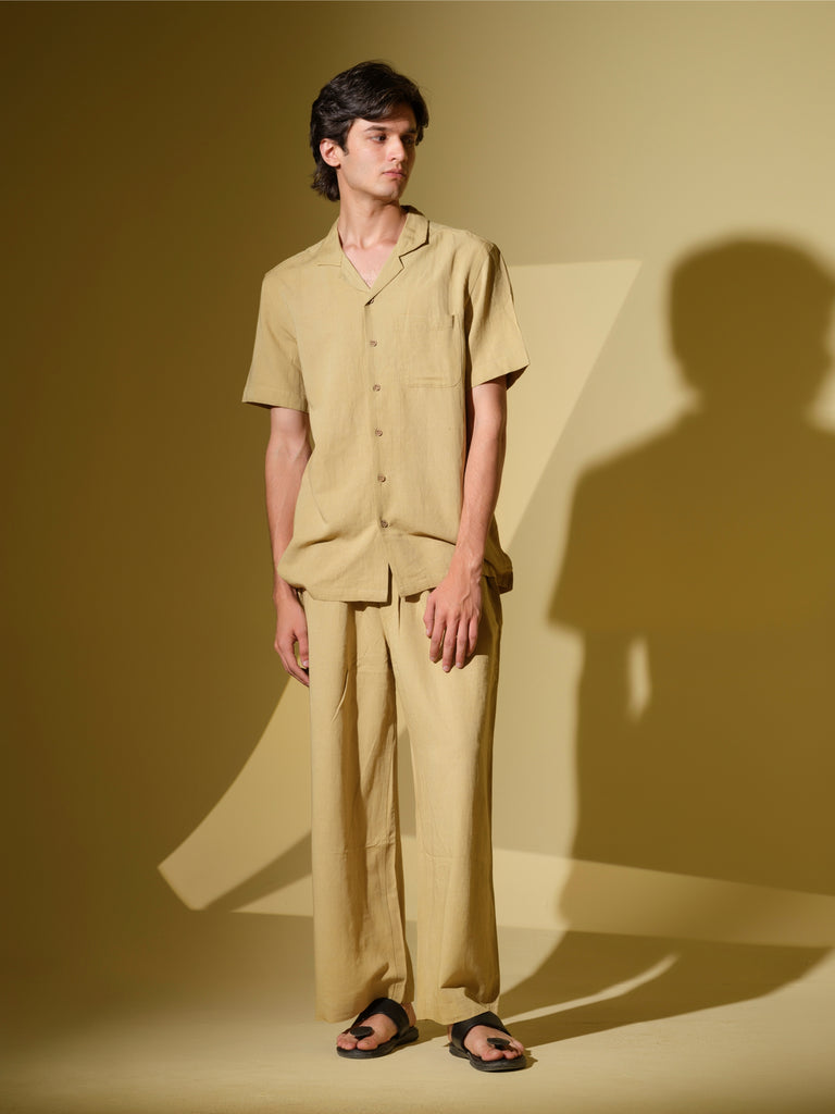 Collar Shirt & Fluid Trousers Co-ord