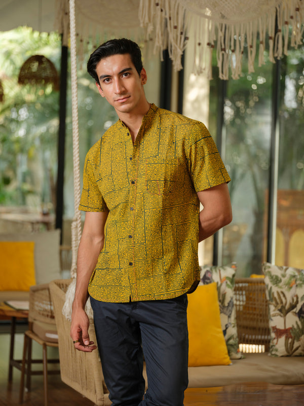 Mustard Organic Cotton Bamboo Shirt